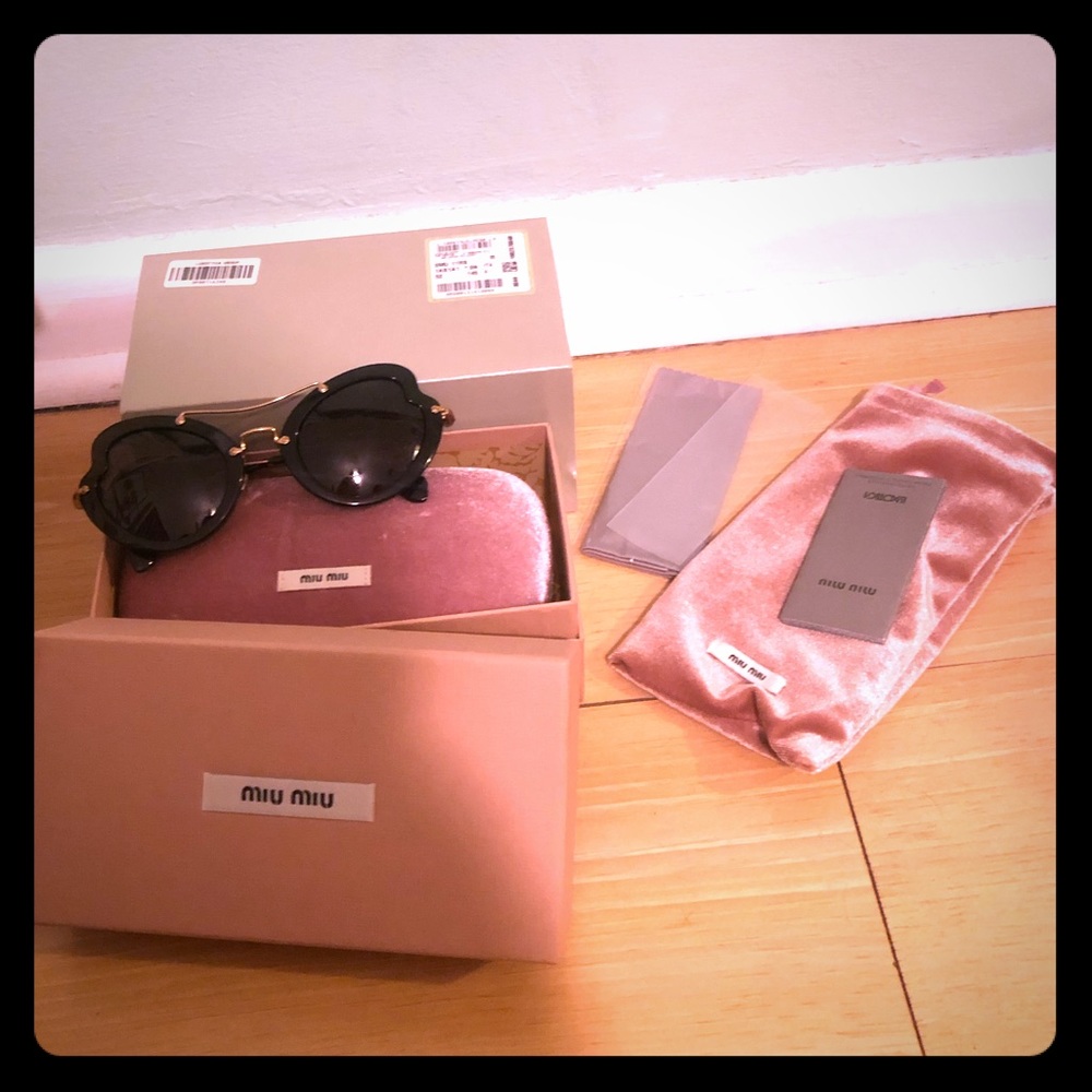 Miu Miu black sunglasses